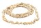 The Bead Chest Sea Spiral Natural Shell Beads: Genuine White Shell Unusual Shape Beads for Bohemian Jewelry, Full Strand